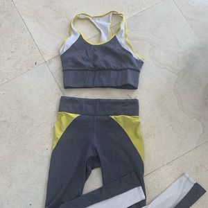 Heroine sport crop top and leggings